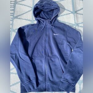 Nike single swoosh zip up hoodie